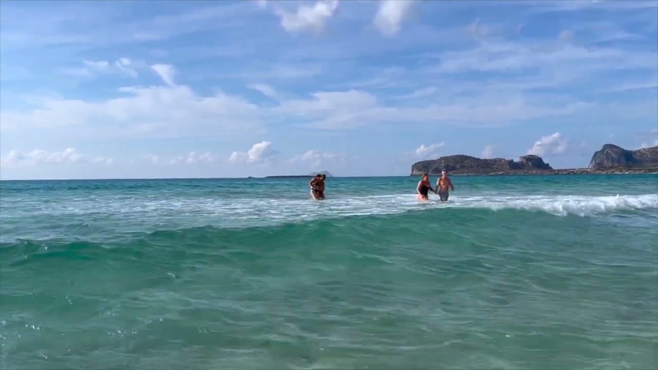 Falassarna Beach 🇬🇷 Phalasarna 🌴 Crete 🏖 Greece 🌴 4 K