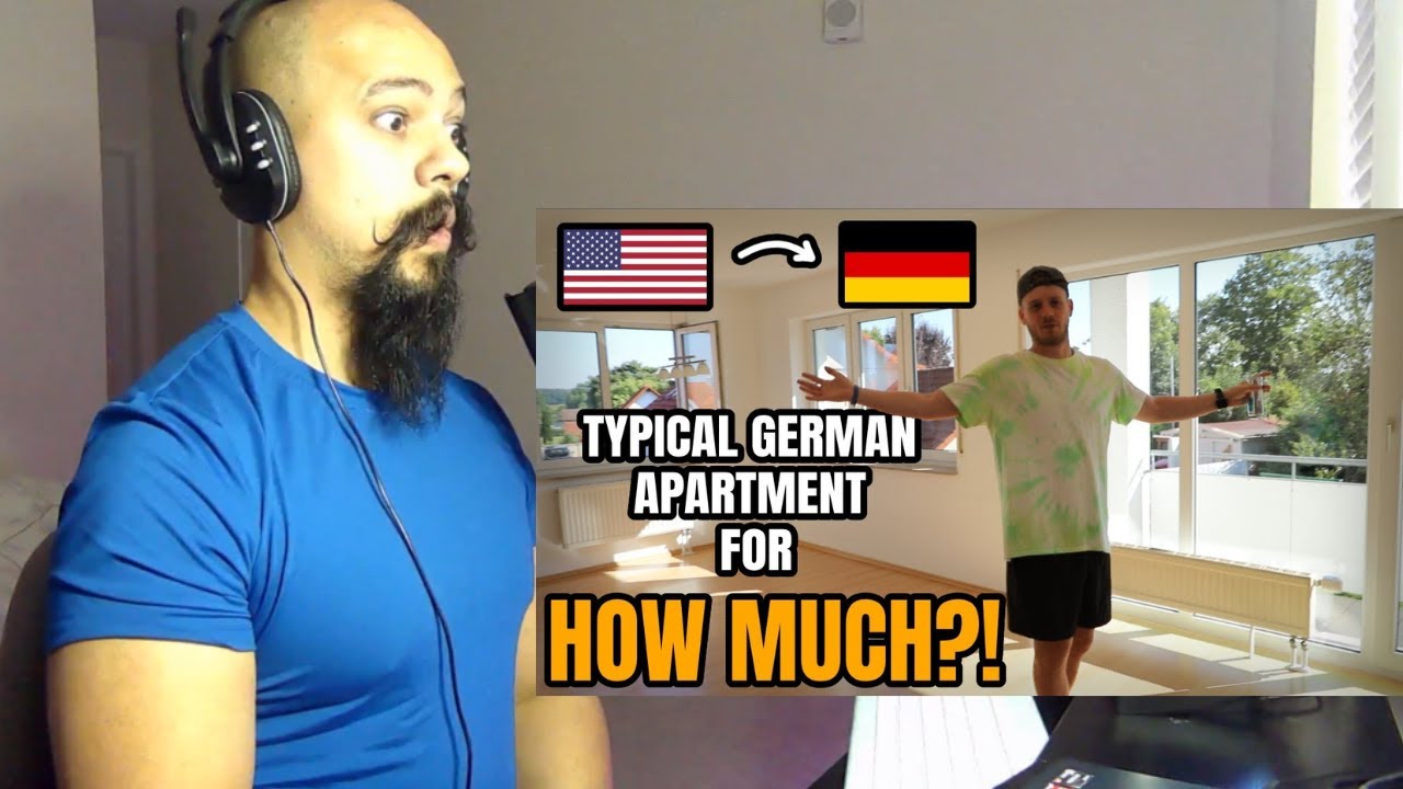 American Reacts To Typical German Apartment Tour (unfurnished)