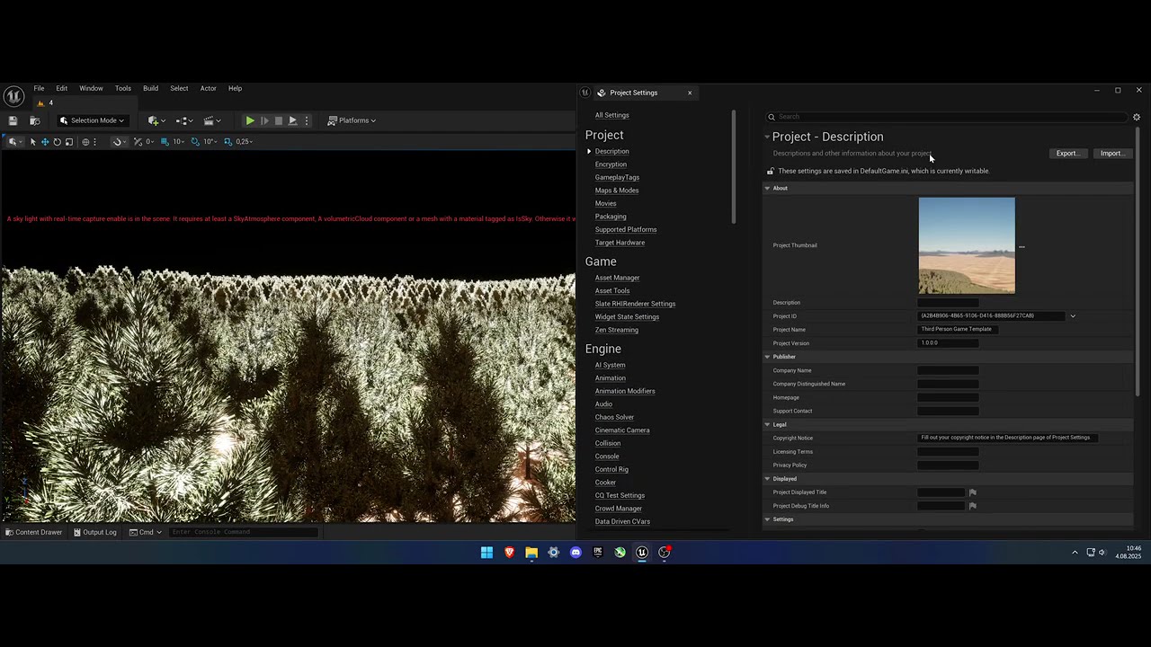 Unreal Engine 5.7 Nanite Foliage Voxel Usage