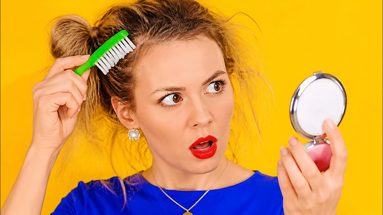 IDEIAS PRÁTICAS DE CABELO PARA SOLUCIONAR PROBLEMAS FEMININOS || Dicas de beleza por 123 GO! GOLD