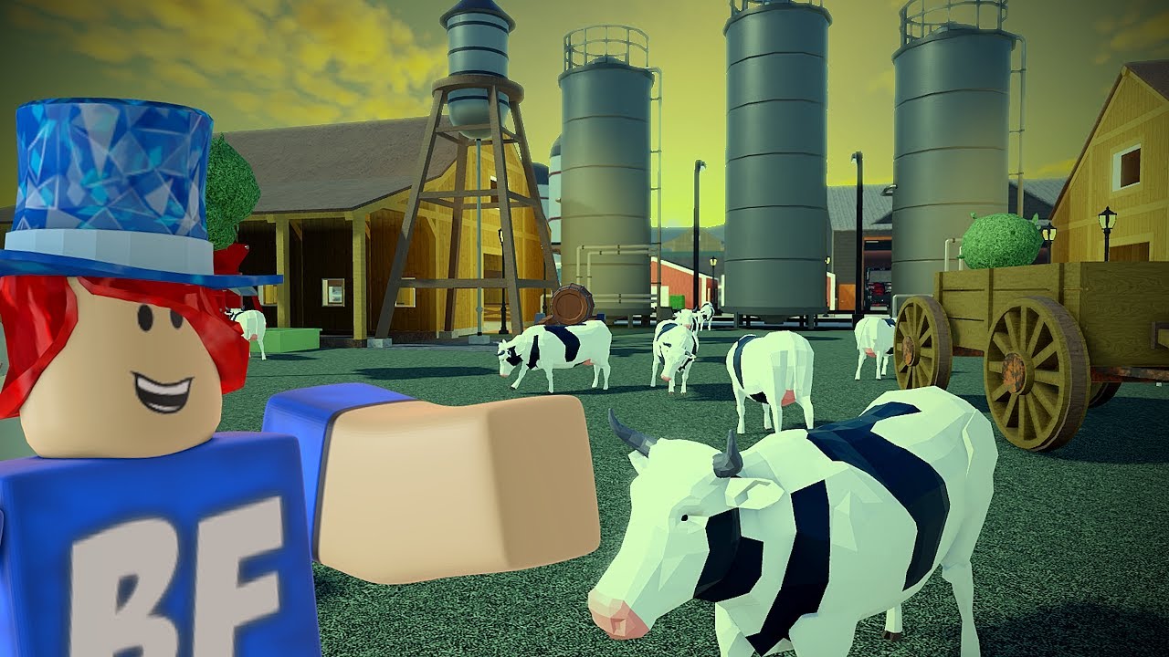 Building the BEST Cow Farm in Farming and Friends (Part 1)