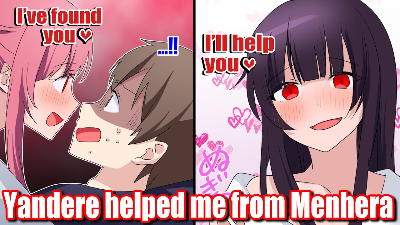 【Manga】A Yandere girl helped me from a Menhera girl and owned me【RomCom】