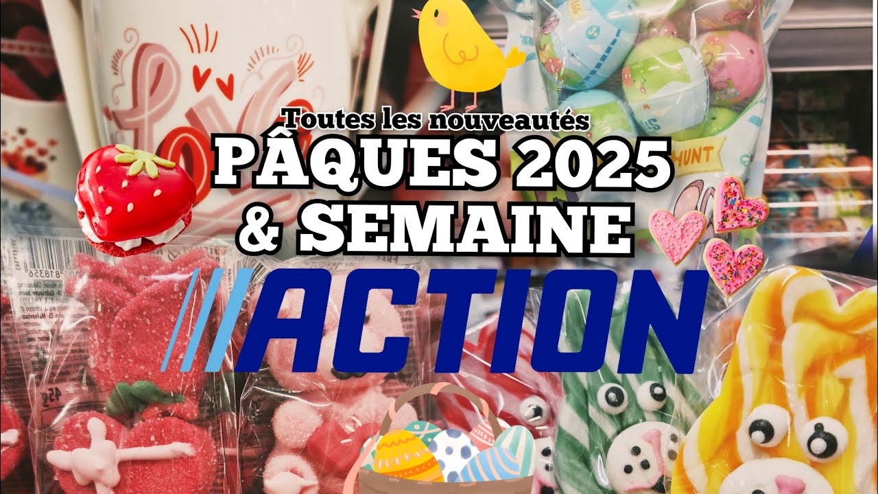 🐥TOUTES LES NOUVEAUTÉS PÂQUES 2025🐰 CHEZ ACTION 🦋 & SEMAINE DE PROMOS 🛒