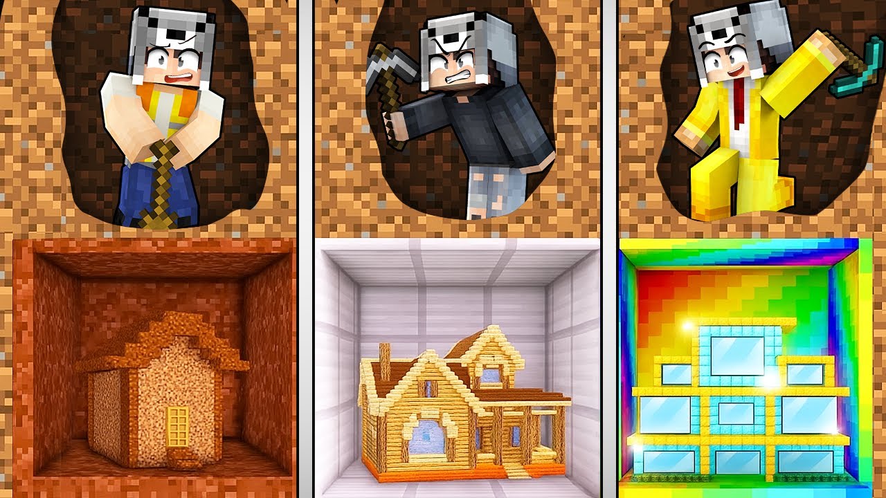 1$ DEĞERLİ EV vs 1,000,000$ DEĞERLİ EV YARIŞI - Minecraft