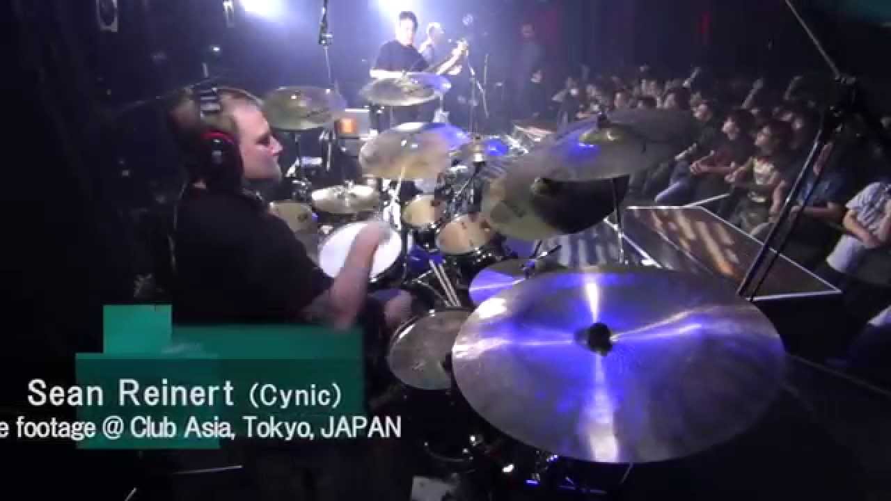 Sean Reinert (Cynic) -live footage @ Club Asia, Tokyo, JAPAN