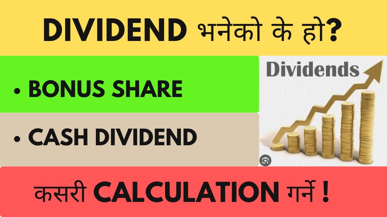 Dividend भनेको के हो | Dividdend Calculatin कसरी गर्ने | What Is Dividend | Bonus Share