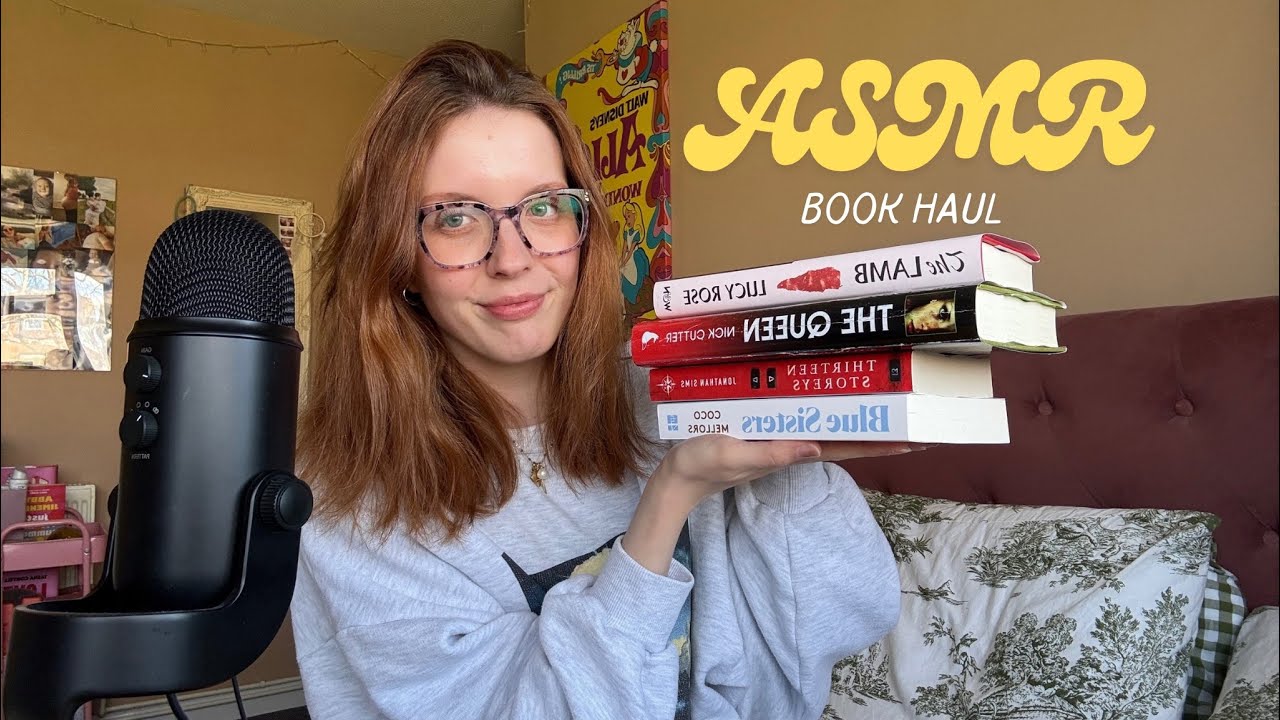 ASMR book haul 💛