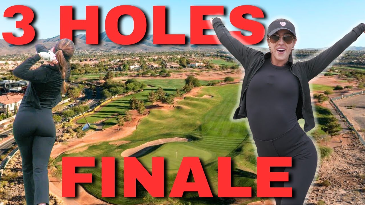 3 Holes FINALE in UNPLAYABLE Conditions | Sabrina Andolpho
