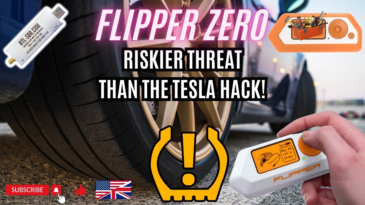 Flipper Zero: может обмануть систему контроля давления в шинах вашего автомобиля (TPMS)
