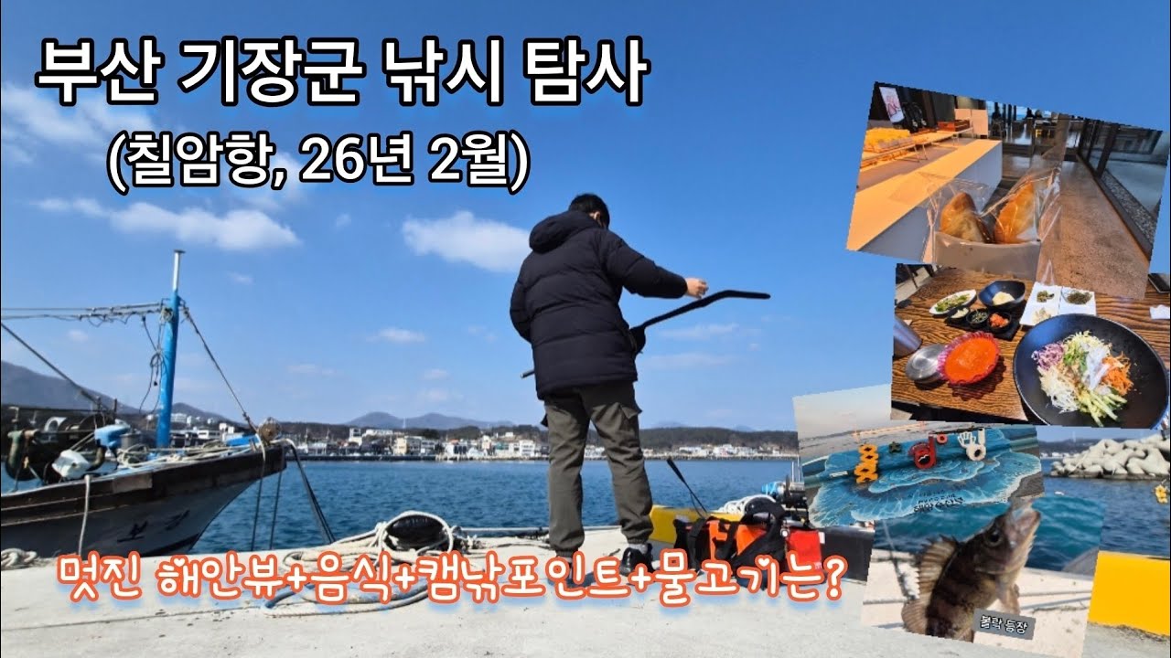 부산 기장 낚시 탐사(칠암항, 26년 2월) #칠암항 #기장낚시 #부산낚시 #울산낚시 #낚시