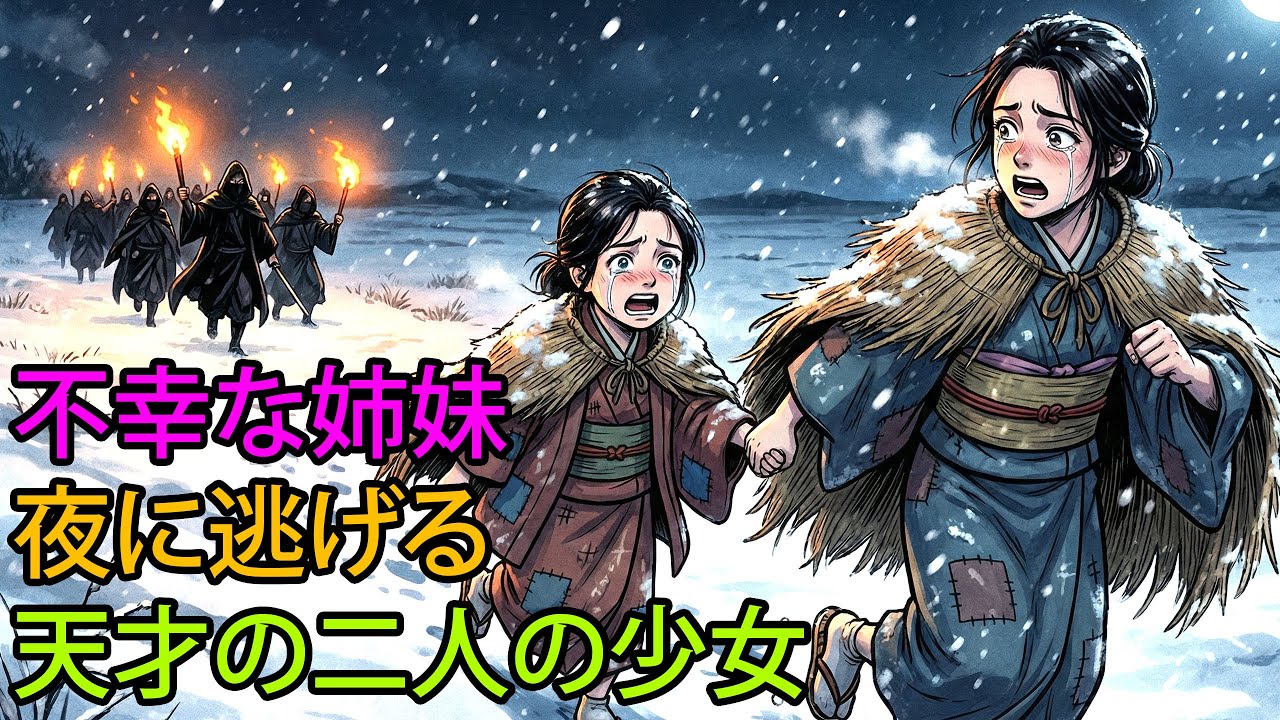継子の姉妹が雨の夜に売られかけ 鍵束を奪って逃げたら 遊郭で人生が逆転した｜泣ける話｜感動｜江戸朗読｜昔話｜
