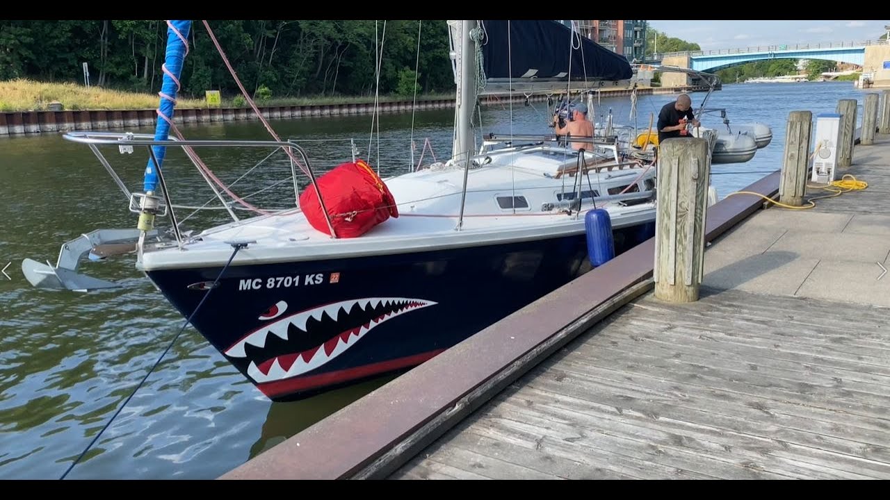 Sailing Adventure on Lake Michigan: Muskegon to Manistee aboard our Catalina 30!