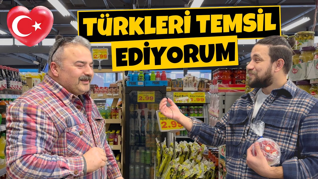 Hollanda’da sahibi Türk olan ve Türklerin çalıştığı bir Türk marketi: Öztürk