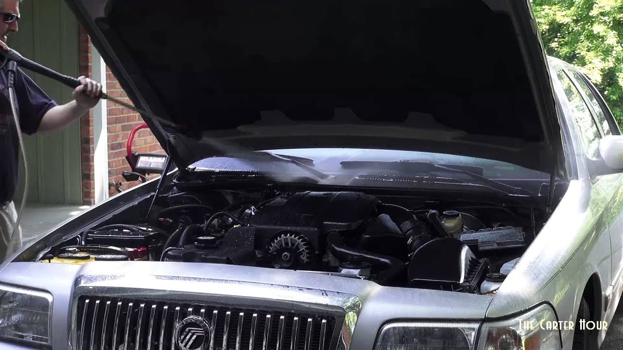 How to clean/detail an engine on a vehicle