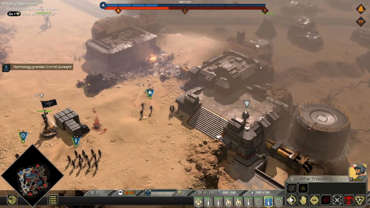 Starship Troopers  Terran Command Territory Mode Mission 10 replay.