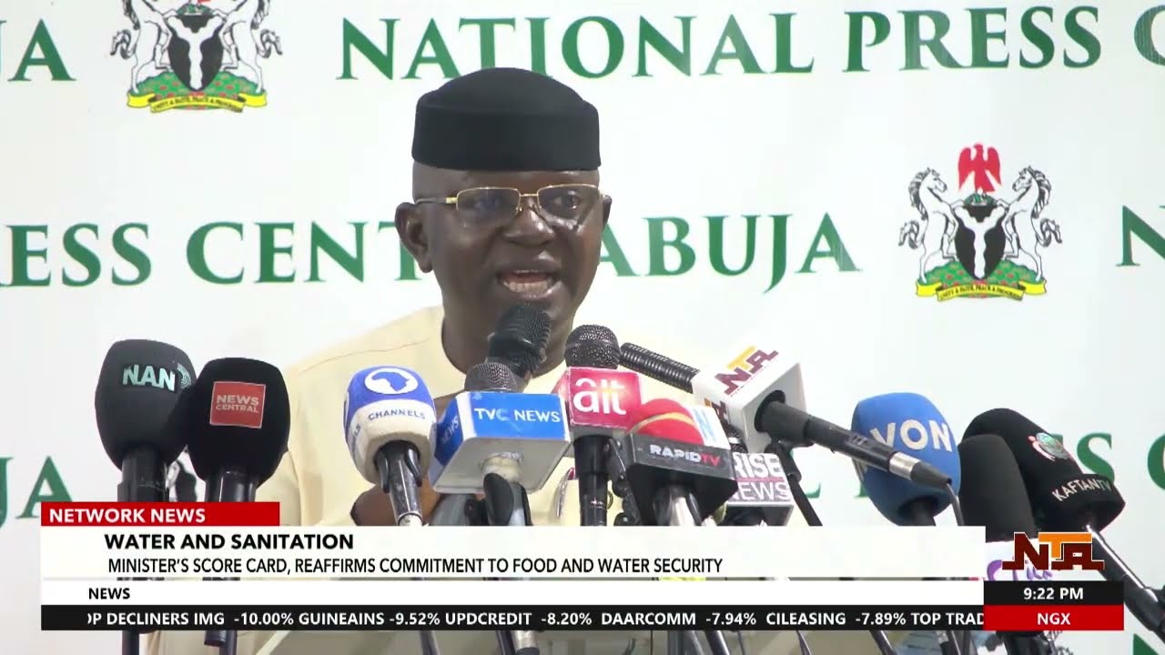 Ministry of Water Resources Reaffirms Commitment to Food and Water Security | NTA