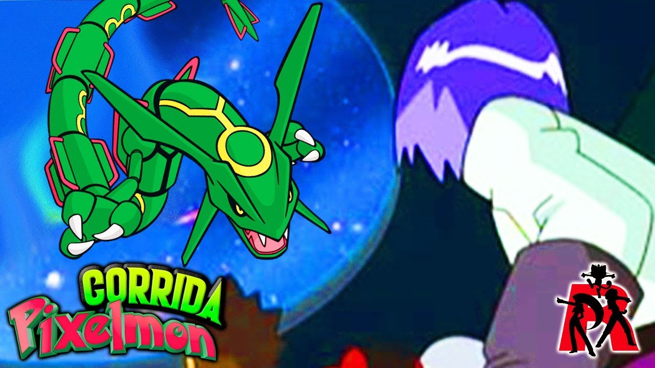 Minecraft CORRIDA PIXELMON - NOVA S&Eacute;RIE NO CANAL !! RAYQUAZA vs TEAM ROCKET ! QUEM SER&Aacute; O VENCEDOR ?