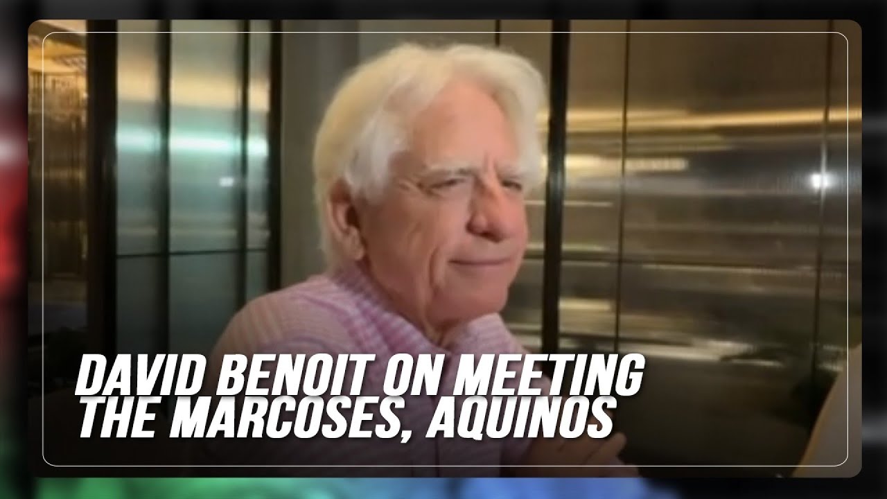 American jazz pianist David Benoit recalls meeting Marcoses, Aquinos