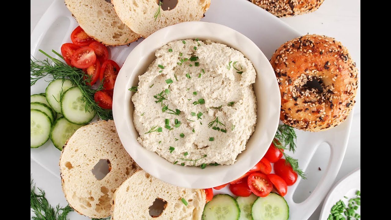 Vegan Sunflower Seed Cream Cheese