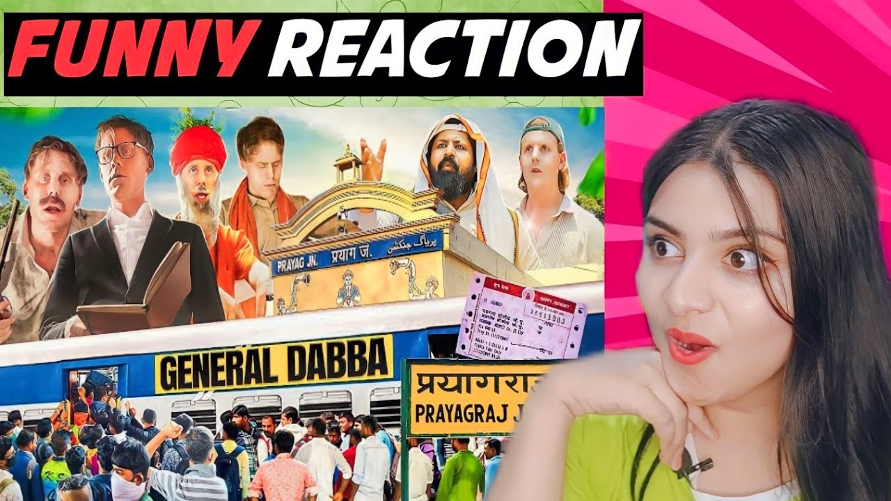 Indian Railway General Dabba Reaction | @2ForeignersInBollywood