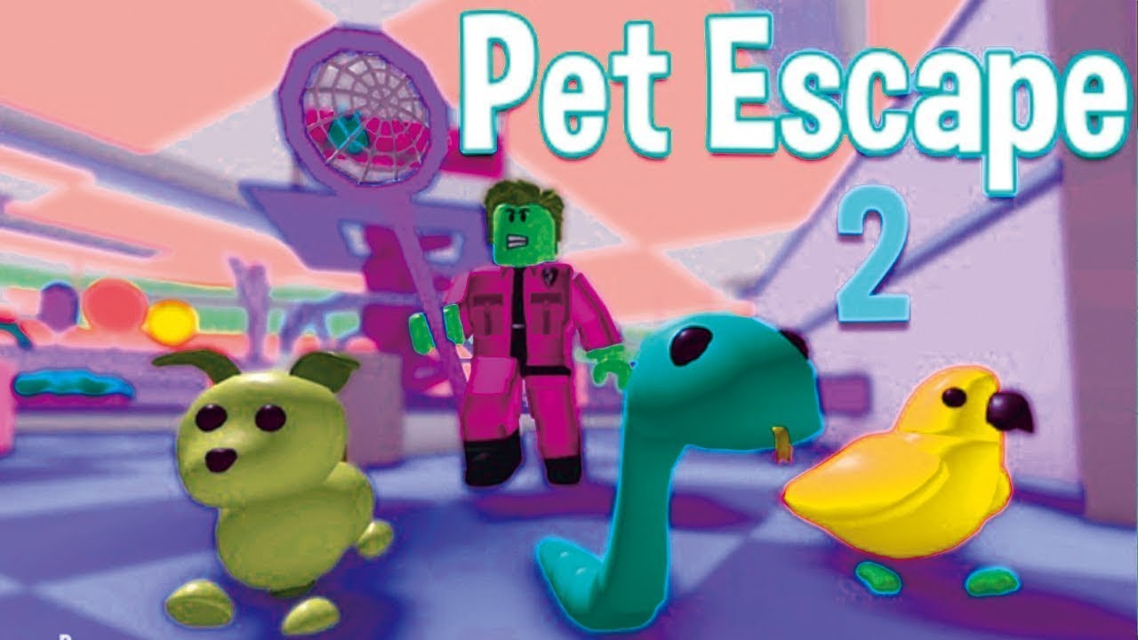 Roblox Pet Escape 2 Побег Питомцев 2 Новое обновление Уйти от погони