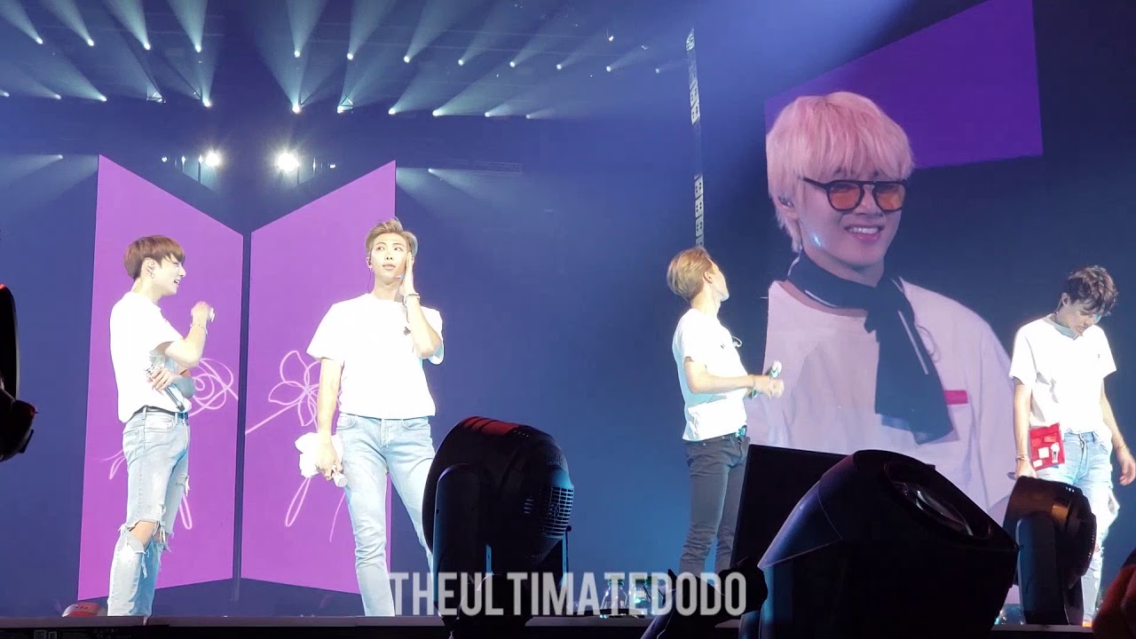 180908 Ending Ment @ BTS 방탄소년단 Love Yourself Tour in LA Fancam 직캠
