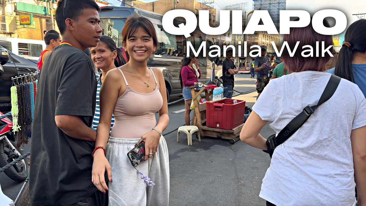 Watch this Quiapo Manila Philippines Walk in 10 Years [4K HDR]