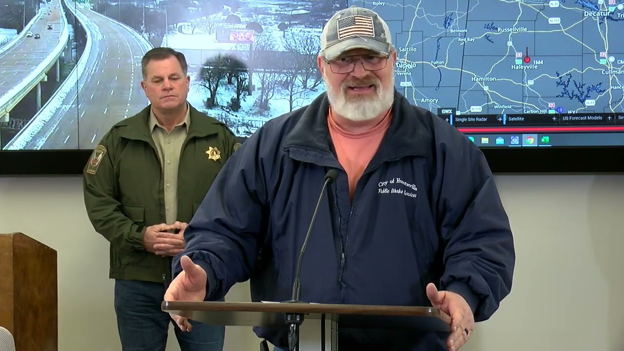 RAW: Huntsville, Madison County officials give update on winter weather response