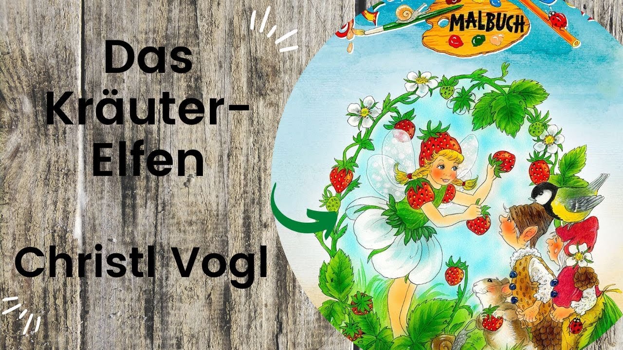 Das Kräuter Elfen - Christl Vogl //Adult Colouring Book Flip Through