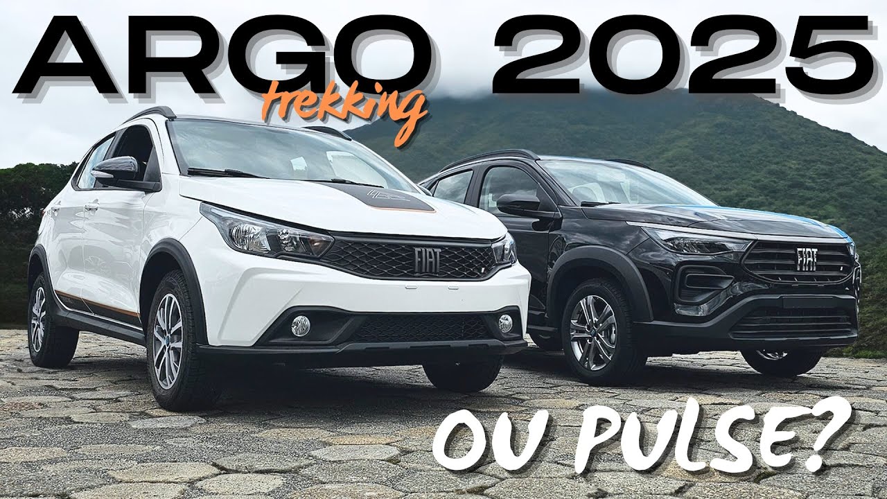 Fiat Argo Trekking 2025 vs Pulse Drive: Qual é a MELHOR compra? qual o mais econômico?