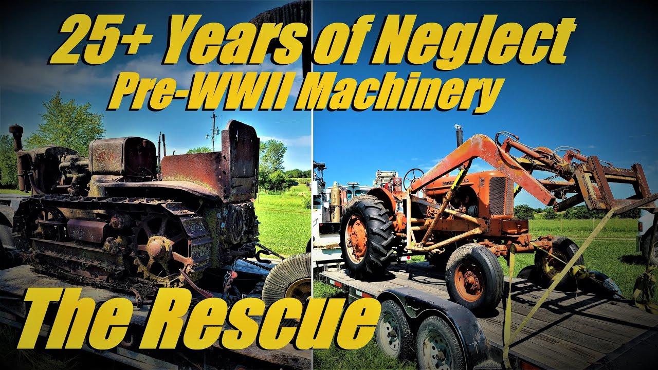 25+ YEARS of Sitting! 1936 T20 Crawler/Dozer & WD Alice Chalmers Rescue!