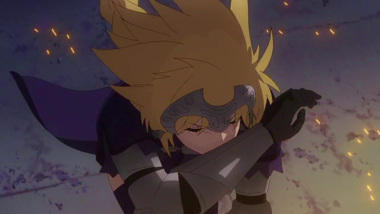 Ruler and Lancer of black vs Archer of black. (Uninterrupted Sakuga fight)
