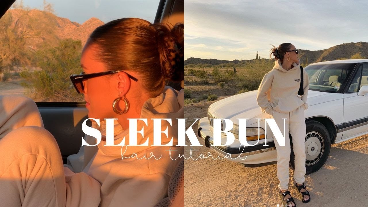 5 MINUTE SLEEK CLAW CLIP BUN TUTORIAL | Emma Rose
