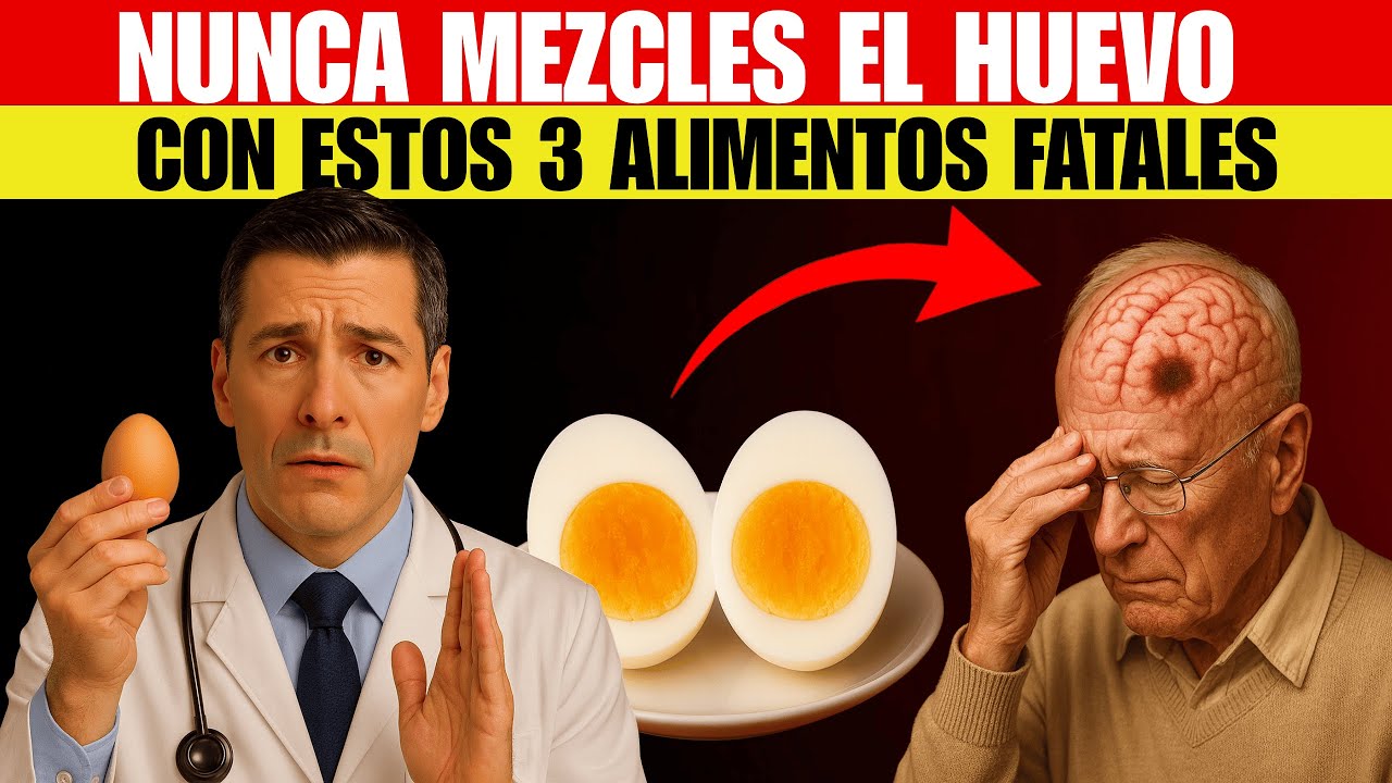 Dr: Alerta:  3 Ingredientes que NUNCA Debes Mezclar con Huevo (Peligro para Adultos Mayores).