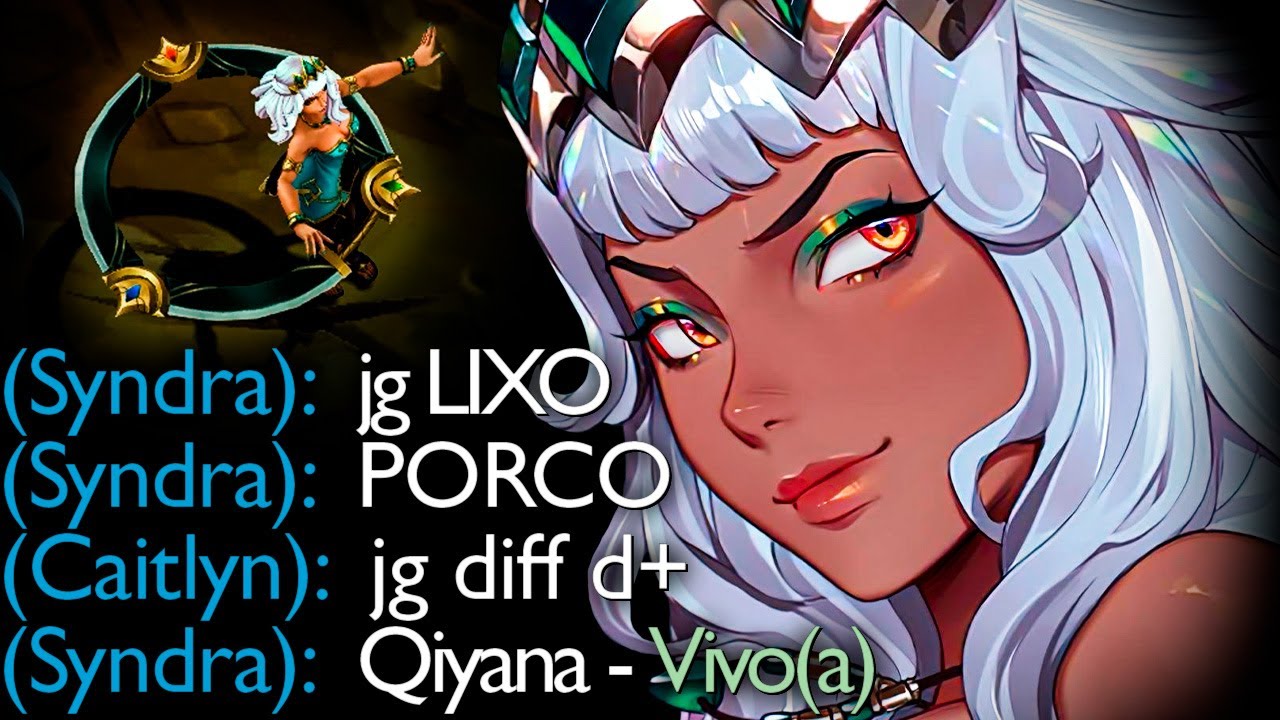 TIME ME XINGANDO E EU CARREGANDO DE QIYANA KKKKK ESSE É O LOL