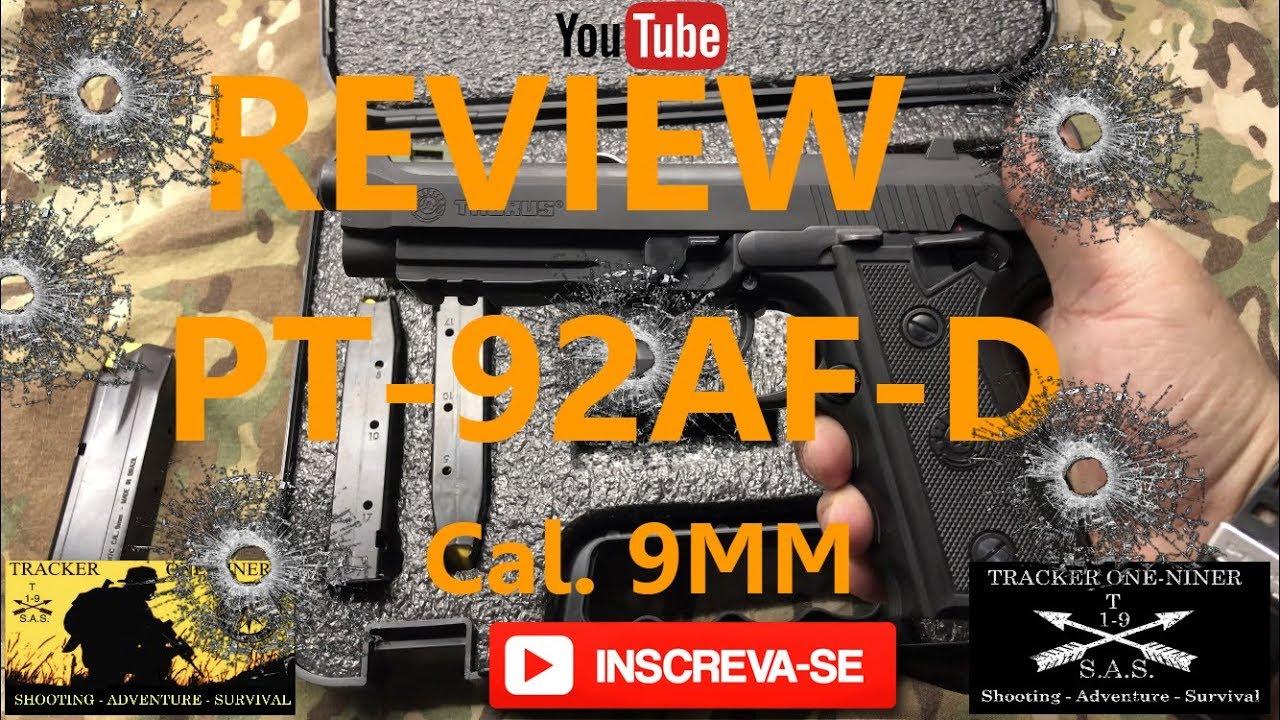 REVIEW Pistola Taurus PT-92 AF-D cal.9mm PARABELLUM