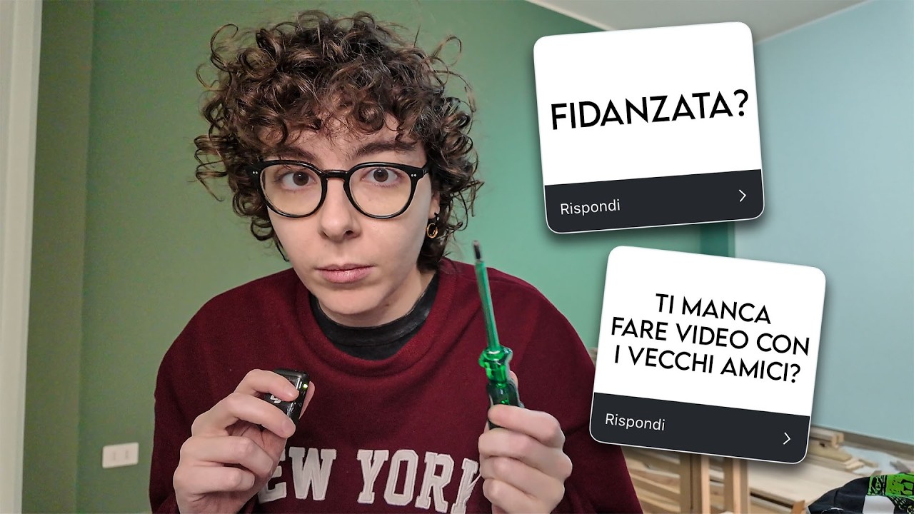 rispondo alle domande mentre monto un tavolo