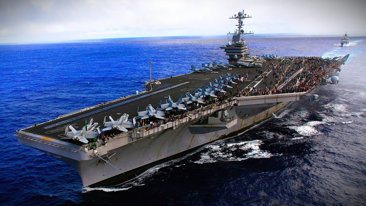走進美國最龐大的戰艦內部，美國海軍如何每天供應93000份餐點？揭秘超級航空母艦的饕餮盛宴，美國海軍每年要投入多少錢來運作超級艦隊？#大脑洞记事