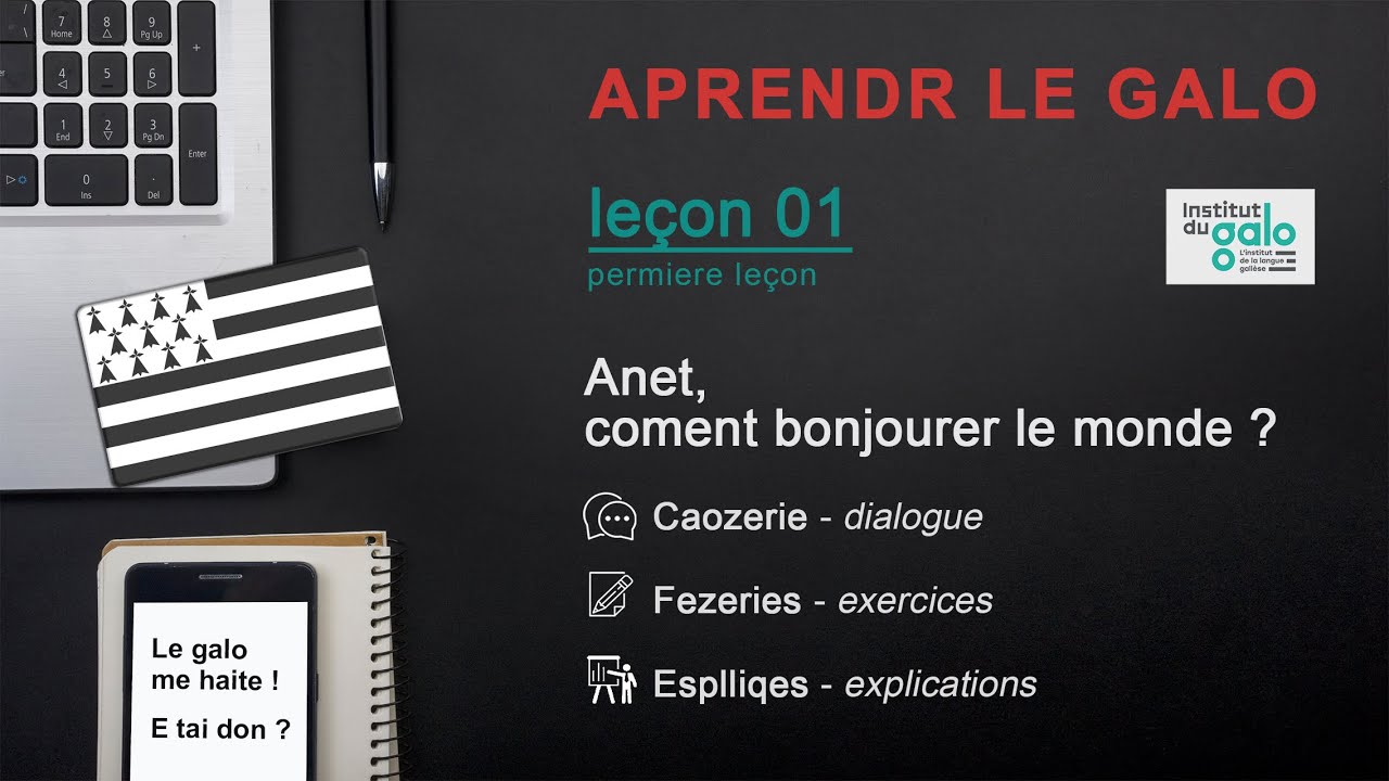 COURS 01 - ANET, COMENT BONJOURER LE MONDE ? - Apprendre la langue gall&egrave;se