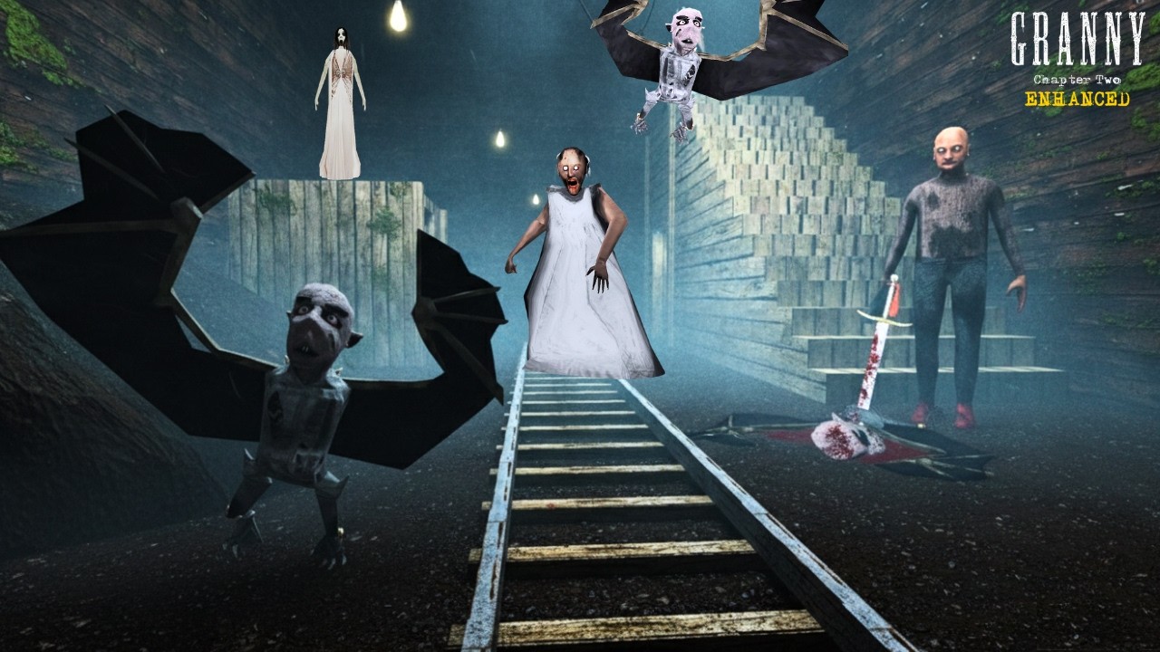 New Extended Area With Bat Nosferatu (PC) Granny 2 Enhanced Full Gameplay