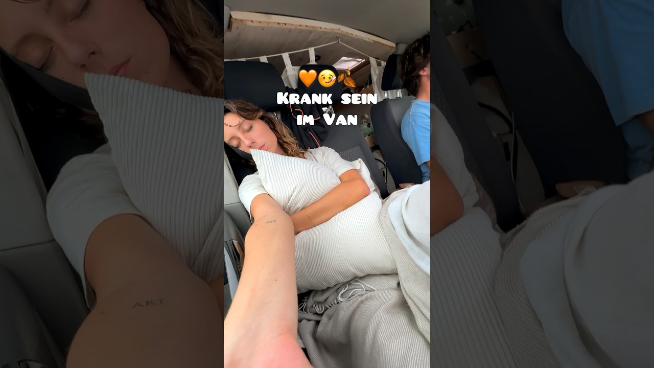 Krank sein im Van 🍂🤧🧡🌧️🤒 #vanlife #reisen #shorts
