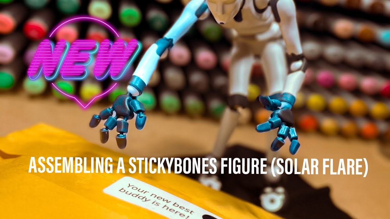 Assembling a Stickybones Figure (Solar Flare)