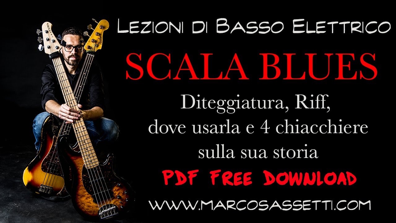 Lezioni di Basso Elettrico 33 - Scala blues