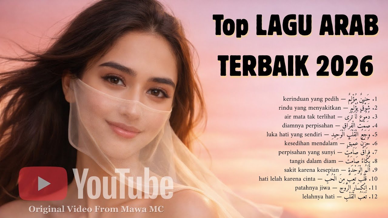 Kumpulan lagu Arab sedih paling menyentuh | Air mata, rindu & perpisahan 🤍