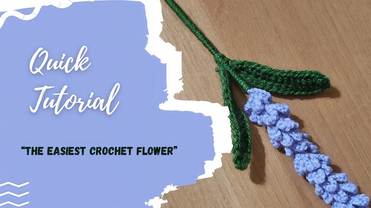 THE EASIEST Crochet Flower | La flor más fácil a crochet