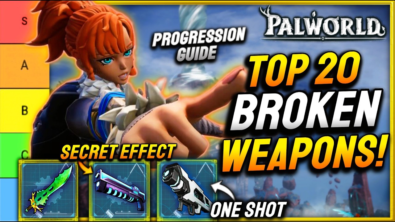 TOP 20 SECRETLY Overpowered Weapons in Palworld 1.0 (New Meta)