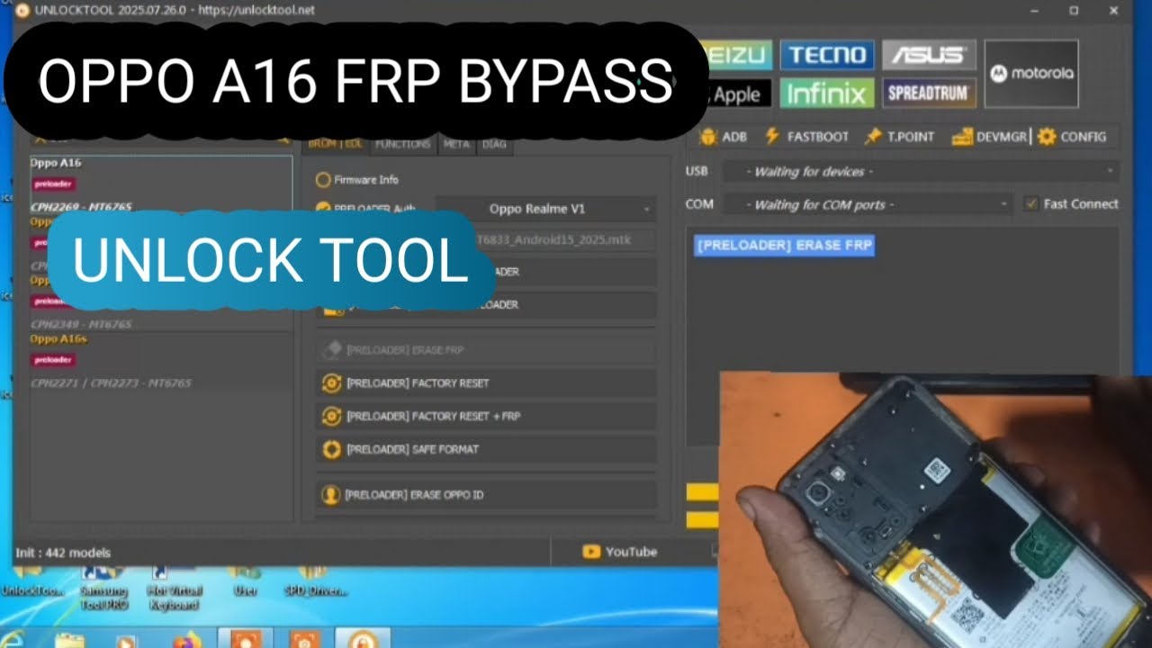 Oppo A16 Google Lock Remove 2025 🔧 | New Method with UnlockTool!
