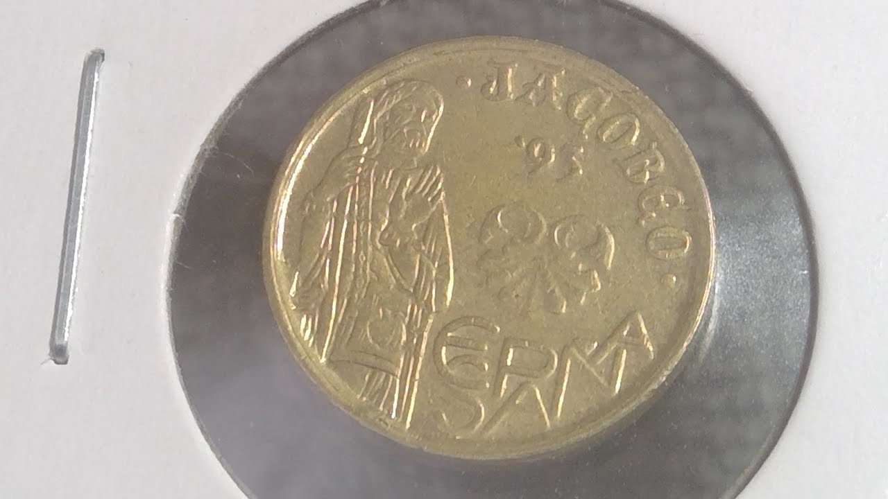1993 Spain 5 Pesetas Coin (Jacobeo) &bull;&nbsp;Values, Information, Mintage, History, and More