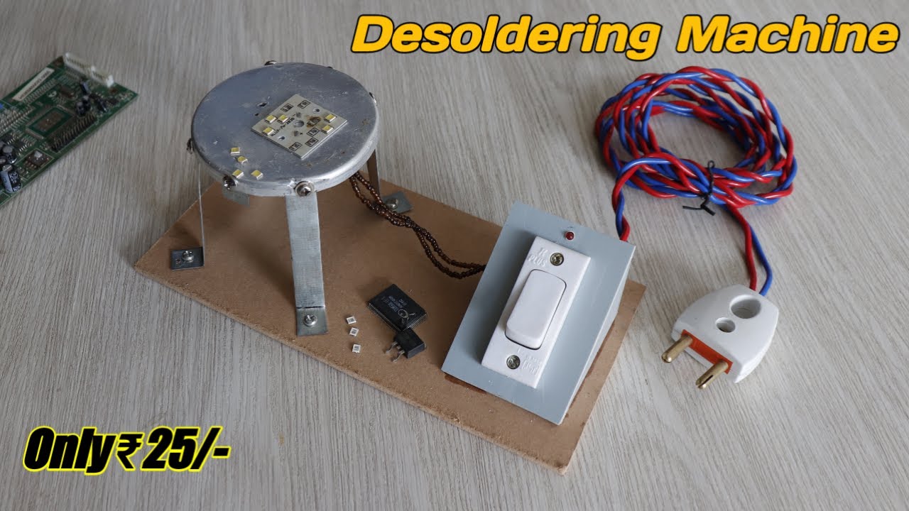 Solder Remover Machine | How to Make Desoldering Machine