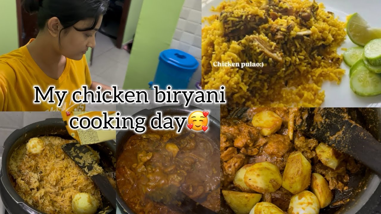I Made Delicious Chicken Biryani in My PG Room😋 | cooking in pg | bachelor life |
